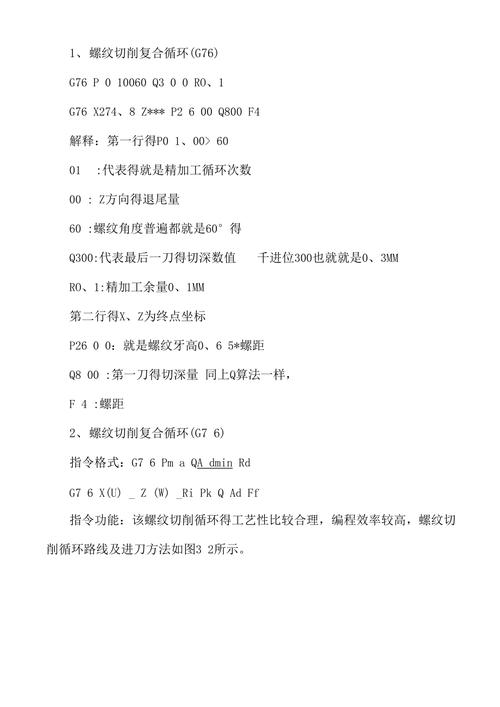 正螺纹编程指南