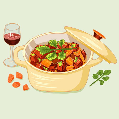美食插画设计图片