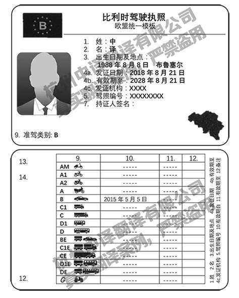 驾照翻译件多少钱